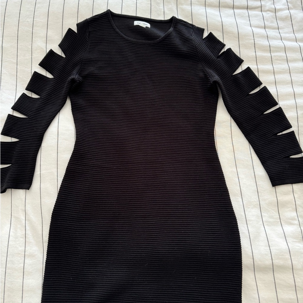 Calvin Klein Ribbed Sweater Dress